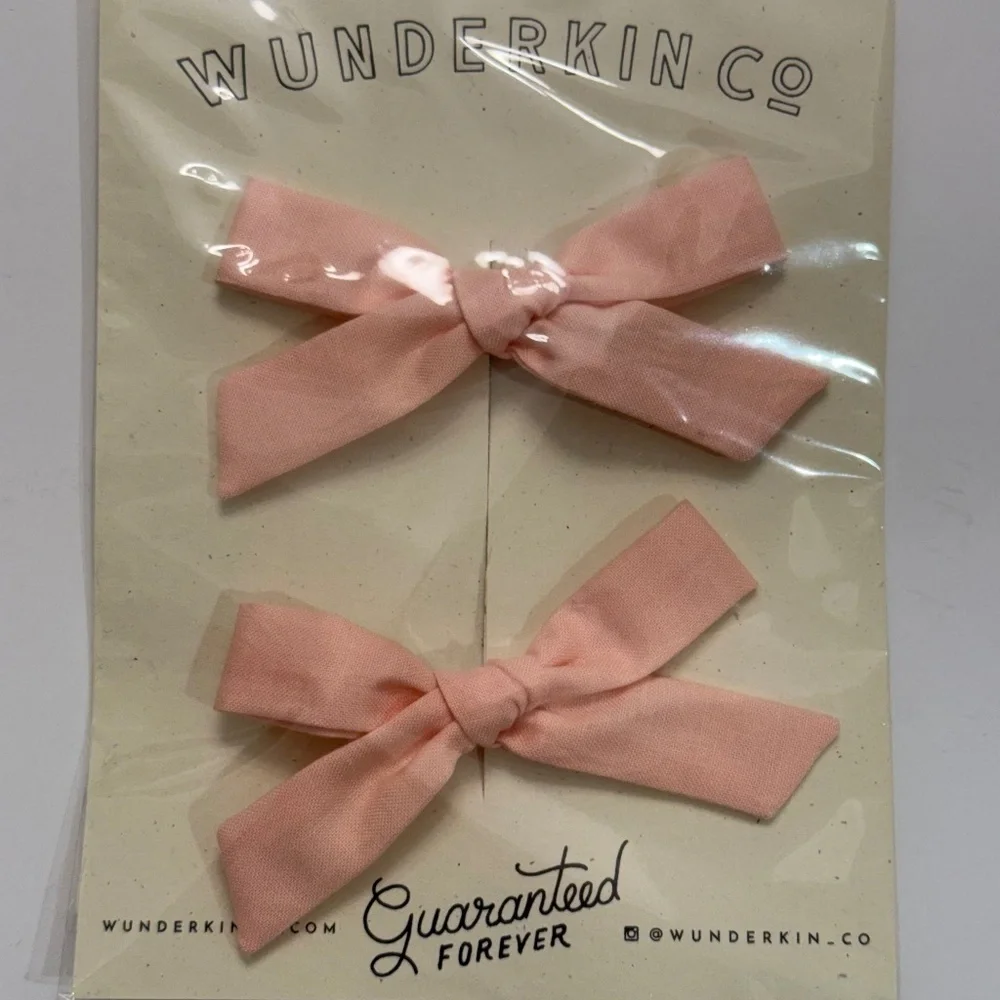 Wunderkin Co Bows/Piggie Set Cotton Candy